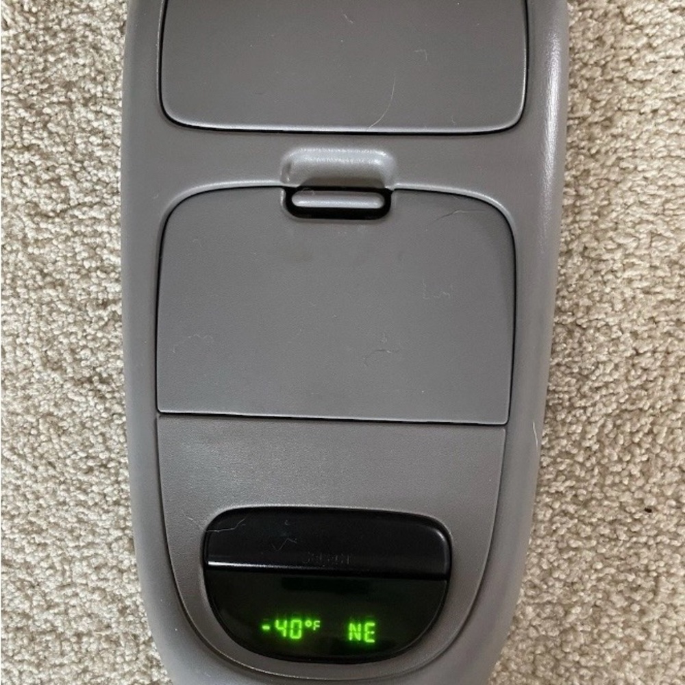 Gray Overhead Console with Digital Compass and Temp Display 97-03 F-150 OEM